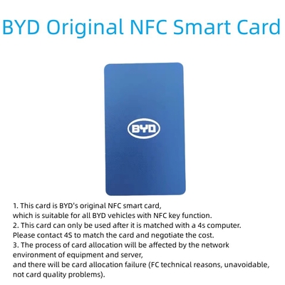 Blauw BYD Han ev Song plus Qin plusdm Dolphin NFC kaart Sleutel met NFC