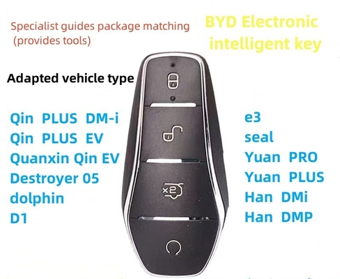 Plastic Toepassen BYD Qin plus Dolfijn Autosleutel Bijpassende e2 Tang Han Auto Intelligent Yuan Song plusdmi Afstandsbediening Sleutel