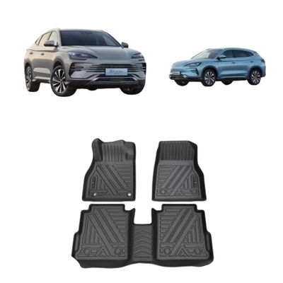 Sports Design Style Full Set Car Floor Mat voor BYD Yuan plus EV Han DMI Dolphin Tang EV Seal Song plus Qin