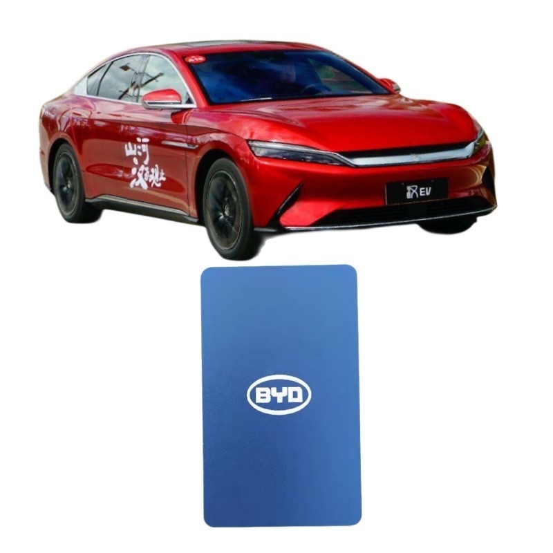 Blauw BYD Han ev Song plus Qin plusdm Dolphin NFC kaart Sleutel met NFC