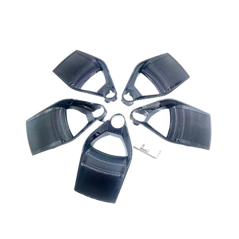 Byd Han 19 inch DMI Hubcap Decoratieve plaat Aluminium legering Stalen Ring Wiel Cover Zwart