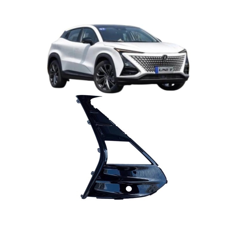 Changan Gravitation Front Bumper Side Cover Plate in zwart voor UNI-T koplampbescherming
