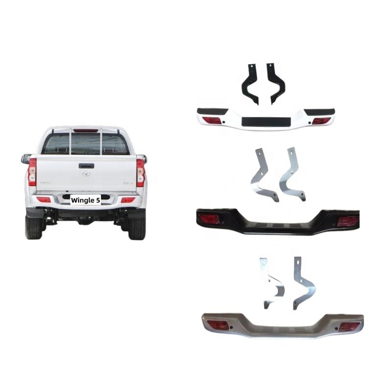 Achterste bumper assemblage voor Great Wall Wingle Car Exterior Decoration Sliver Zwart Wit